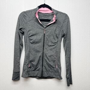 H&M Sport Full Zip Womens Activewear Jacket Small Yoga Running Walking Fitness